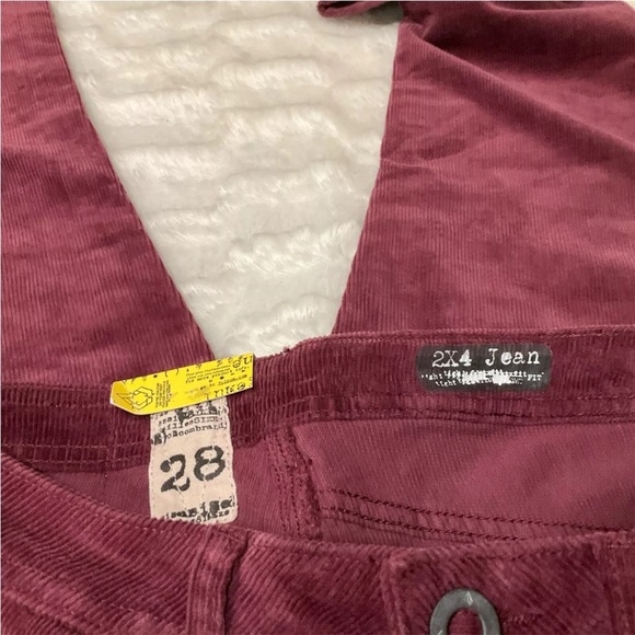 Volcom Corduroy Pants Cabernet Straight Big Youth‎ Size 28 NWT - Picture 3 of 13